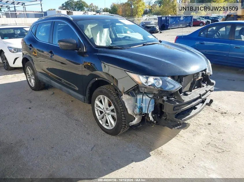 NISSAN QASHQAI 2018, VIN JN1BJ1CR9JW251509