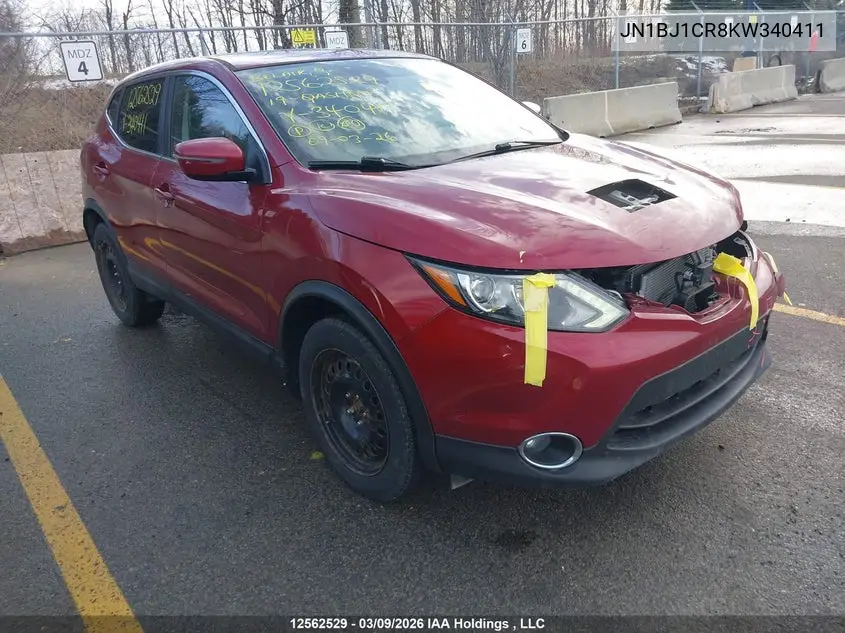 NISSAN QASHQAI 2019, VIN JN1BJ1CR8KW340411