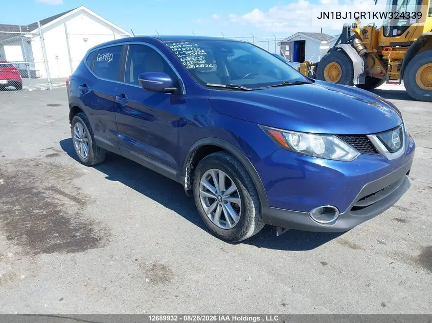 NISSAN QASHQAI 2019, VIN JN1BJ1CR1KW324339