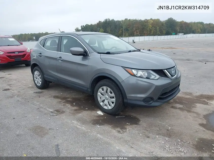 NISSAN QASHQAI 2019, VIN JN1BJ1CR2KW314709
