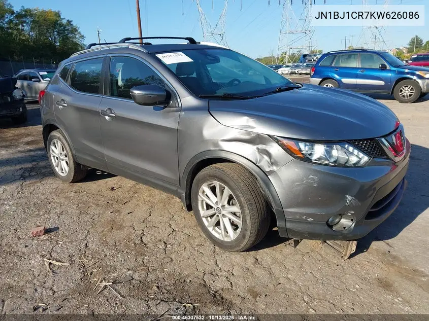 NISSAN QASHQAI 2019, VIN JN1BJ1CR7KW626086