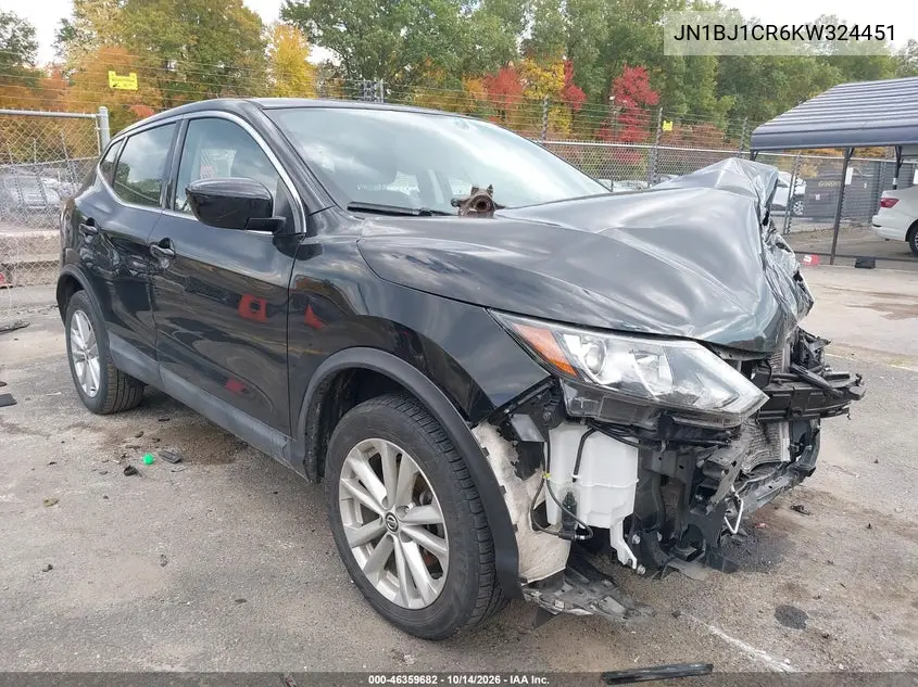 NISSAN QASHQAI 2019, VIN JN1BJ1CR6KW324451