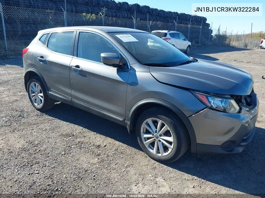 NISSAN QASHQAI 2019, VIN JN1BJ1CR3KW322284