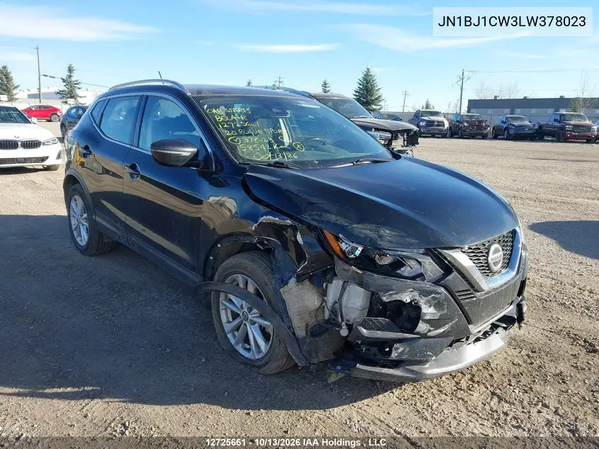NISSAN QASHQAI 2020, VIN JN1BJ1CW3LW378023
