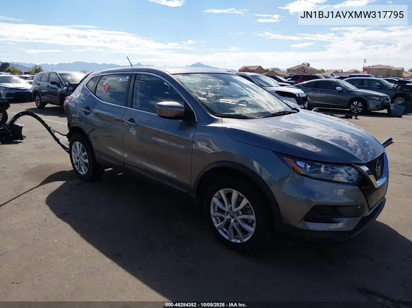 NISSAN QASHQAI 2021, VIN JN1BJ1AVXMW317795