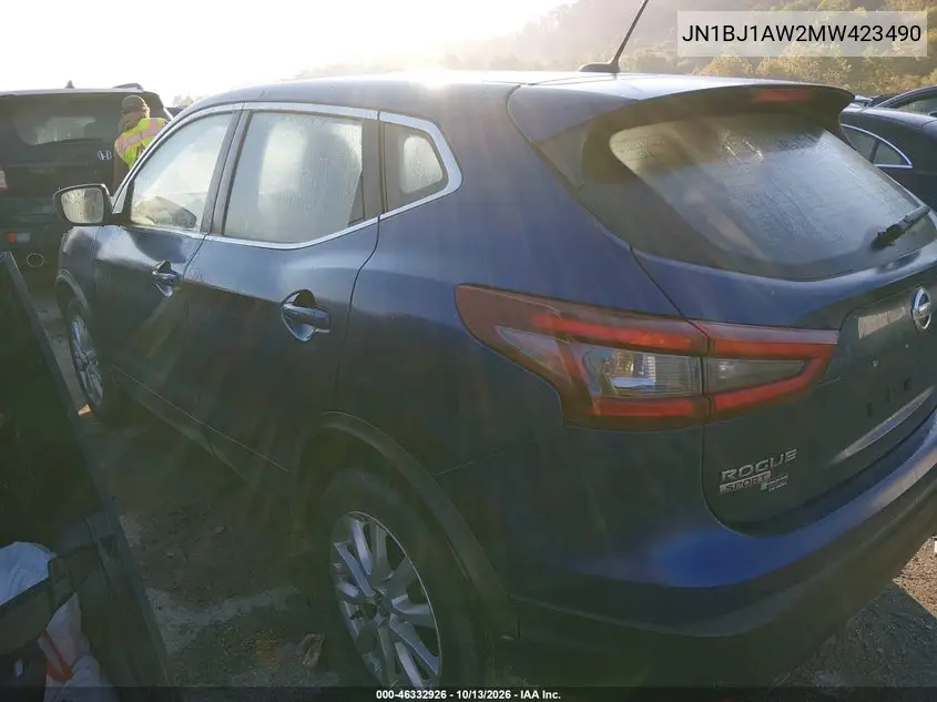 2021 NISSAN QASHQAI VIN JN1BJ1AW2MW423490 — фото 3