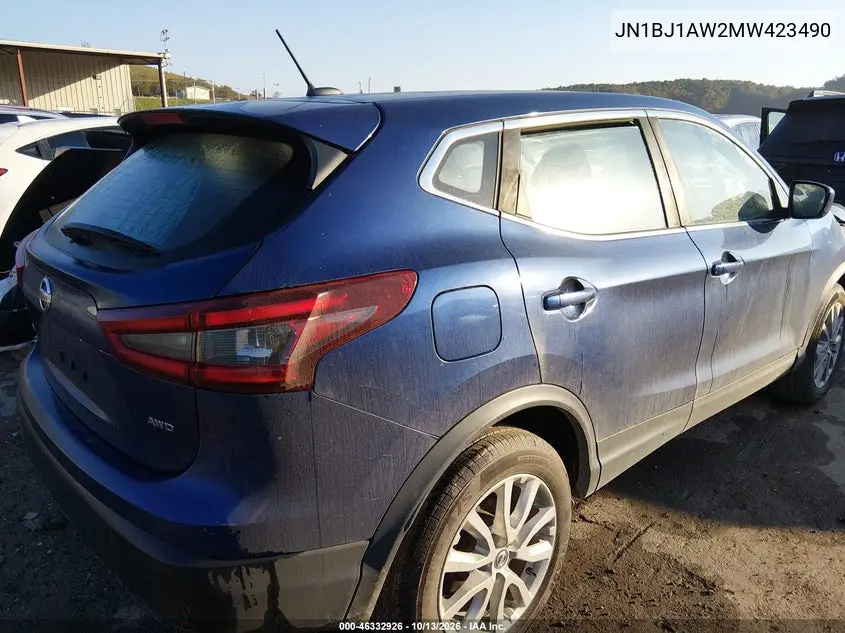 2021 NISSAN QASHQAI VIN JN1BJ1AW2MW423490 — фото 4