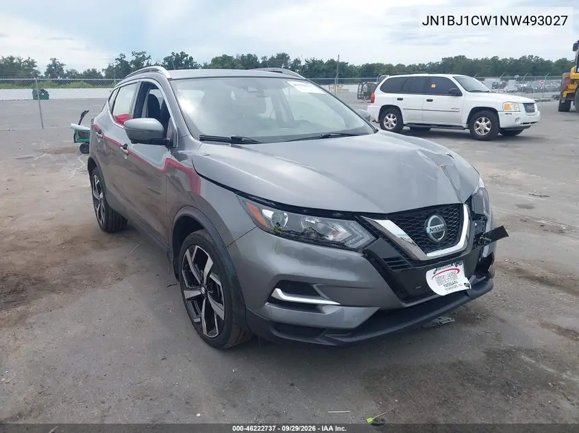 NISSAN QASHQAI 2022, VIN JN1BJ1CW1NW493027