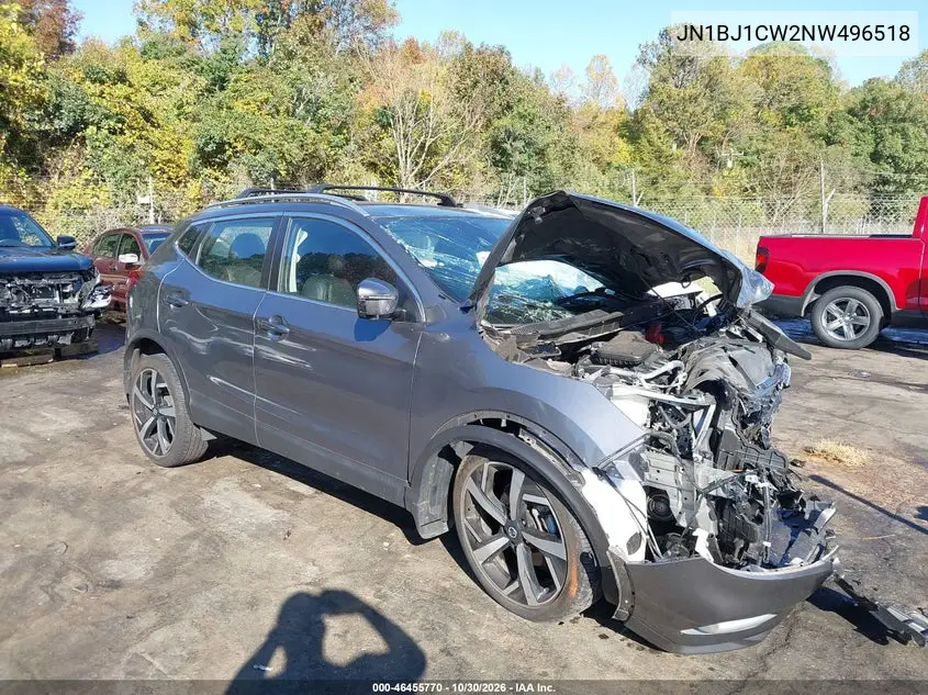 NISSAN QASHQAI 2022, VIN JN1BJ1CW2NW496518