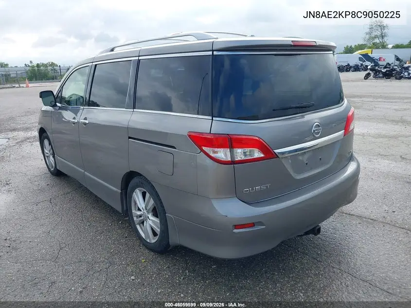 2012 NISSAN QUEST VIN JN8AE2KP8C9050225 — фото 3
