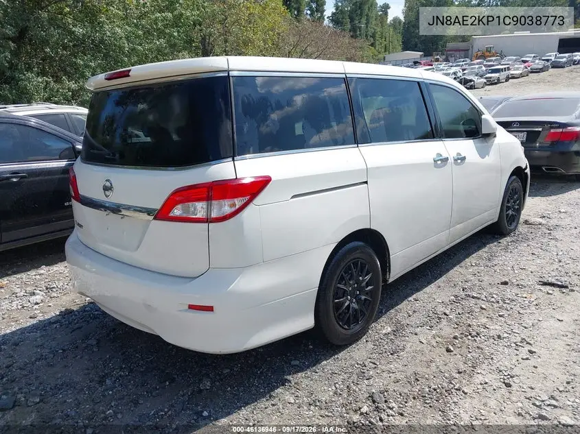 2012 NISSAN QUEST VIN JN8AE2KP1C9038773 — фото 4