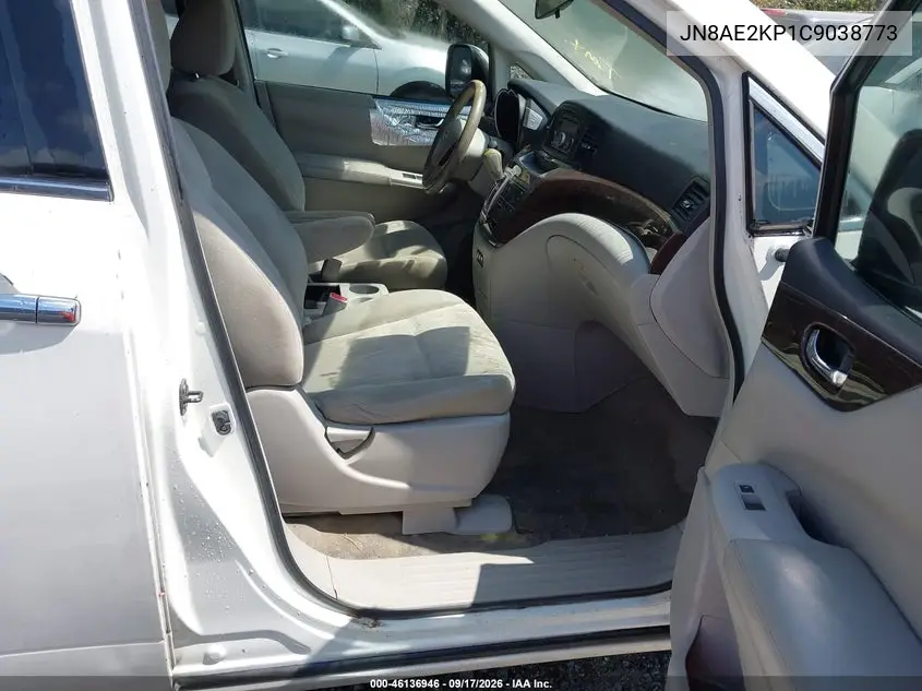 2012 NISSAN QUEST VIN JN8AE2KP1C9038773 — фото 5