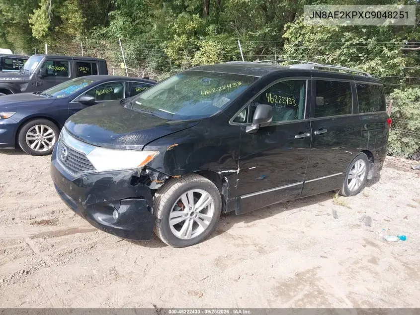 2012 NISSAN QUEST VIN JN8AE2KPXC9048251 — фото 2