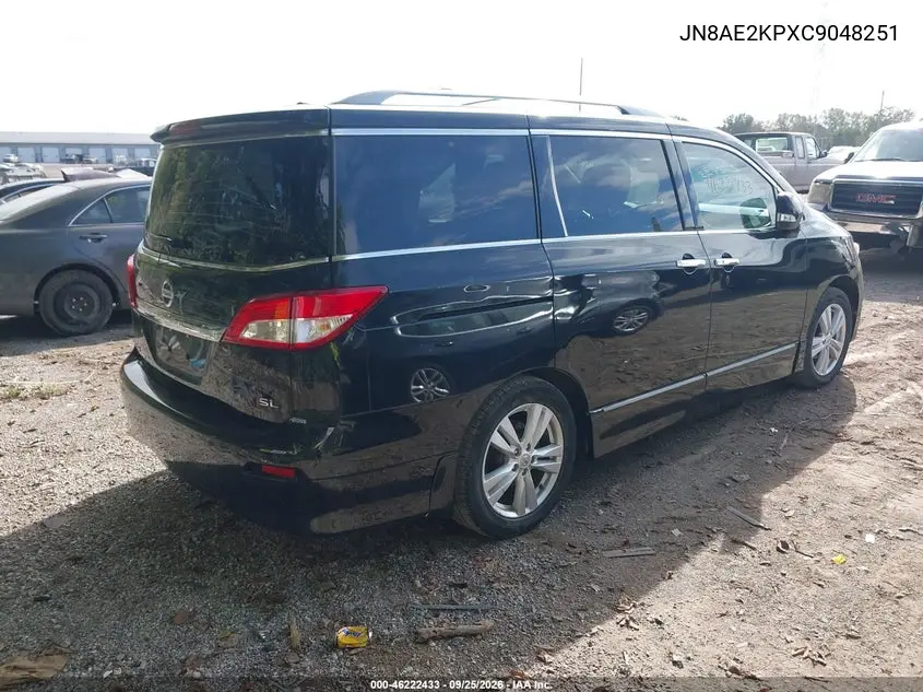 2012 NISSAN QUEST VIN JN8AE2KPXC9048251 — фото 4