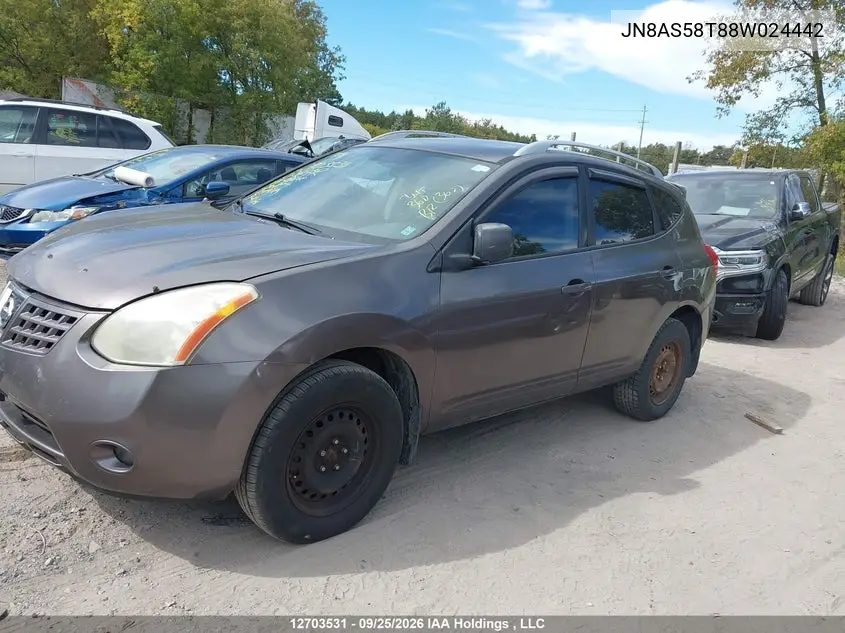 2008 NISSAN ROGUE VIN JN8AS58T88W024442 — фото 14