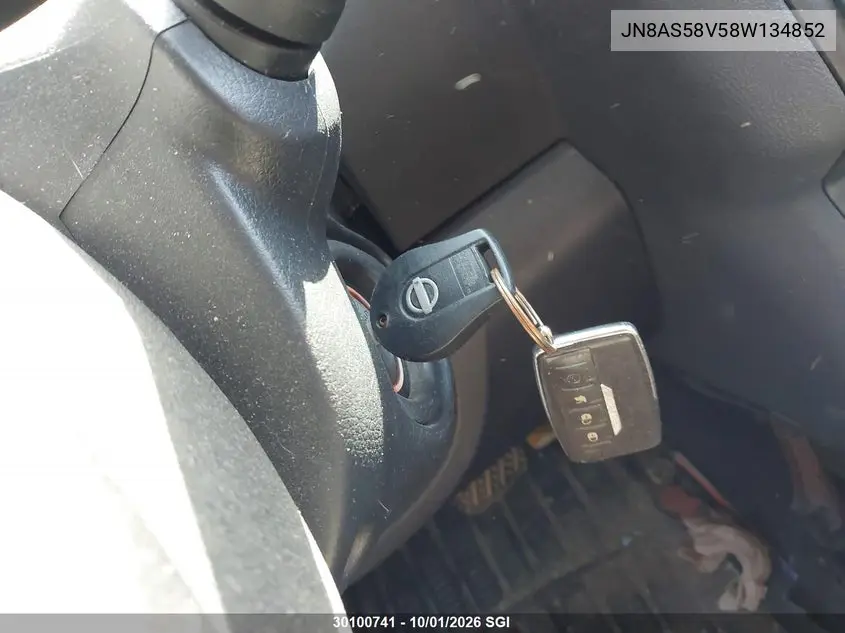 2008 NISSAN ROGUE VIN JN8AS58V58W134852 — фото 11