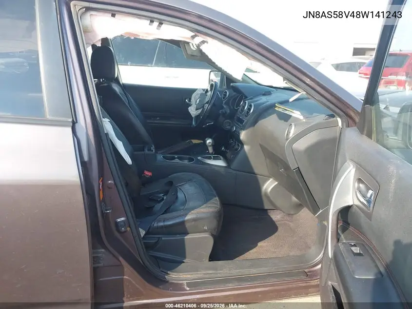 2008 NISSAN ROGUE VIN JN8AS58V48W141243 — фото 5