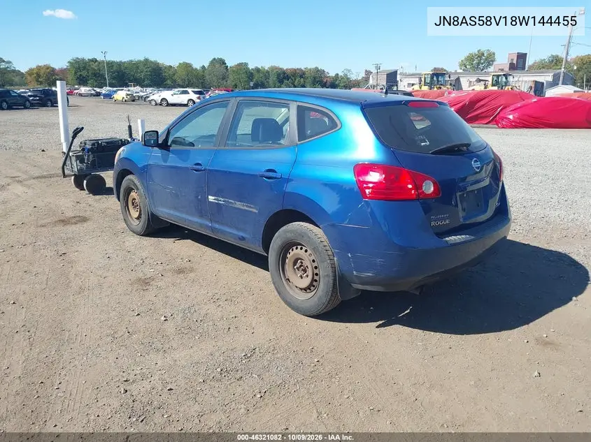 2008 NISSAN ROGUE VIN JN8AS58V18W144455 — фото 3