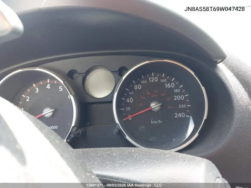 2009 NISSAN ROGUE VIN JN8AS58T69W047428 — фото 14