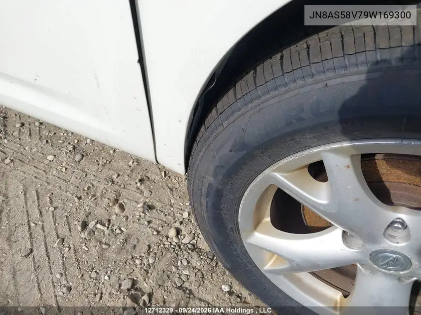 2009 NISSAN ROGUE VIN JN8AS58V79W169300 — фото 12