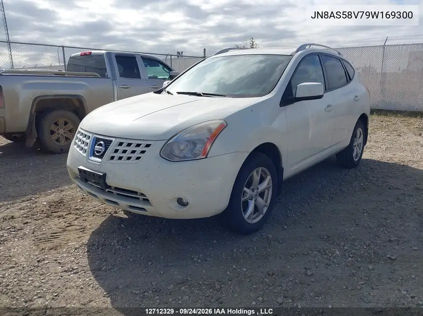 2009 NISSAN ROGUE VIN JN8AS58V79W169300 — фото 2