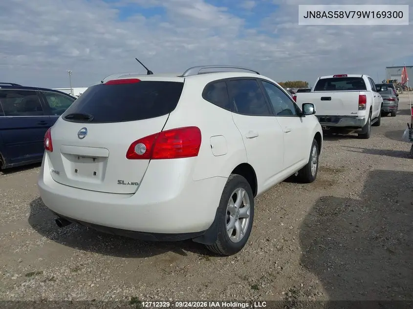 2009 NISSAN ROGUE VIN JN8AS58V79W169300 — фото 4