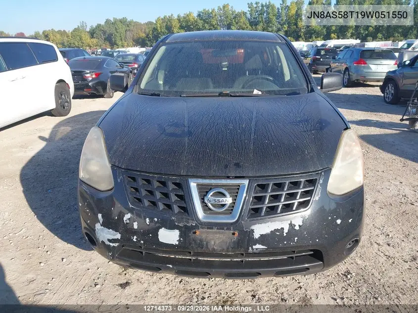 2009 NISSAN ROGUE VIN JN8AS58T19W051550 — фото 11