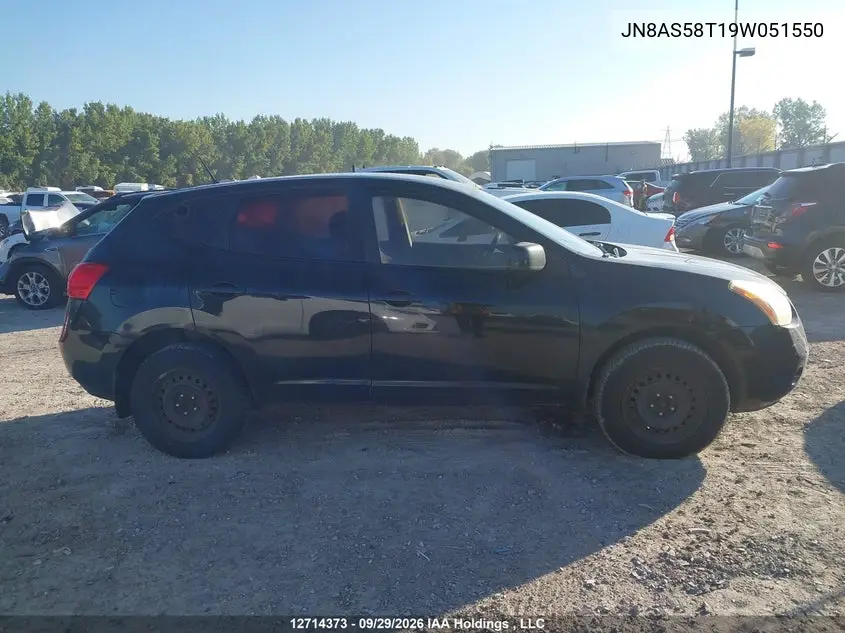 2009 NISSAN ROGUE VIN JN8AS58T19W051550 — фото 12