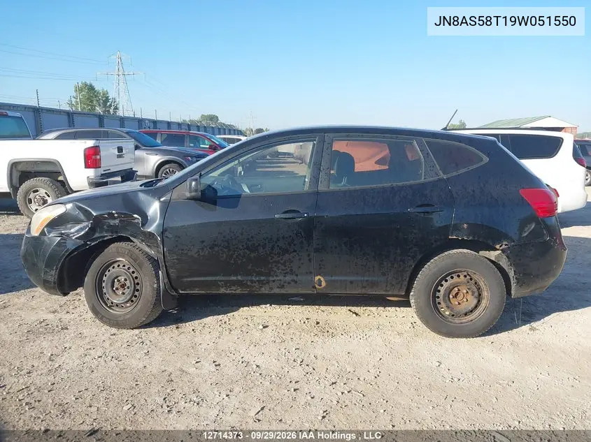 2009 NISSAN ROGUE VIN JN8AS58T19W051550 — фото 13