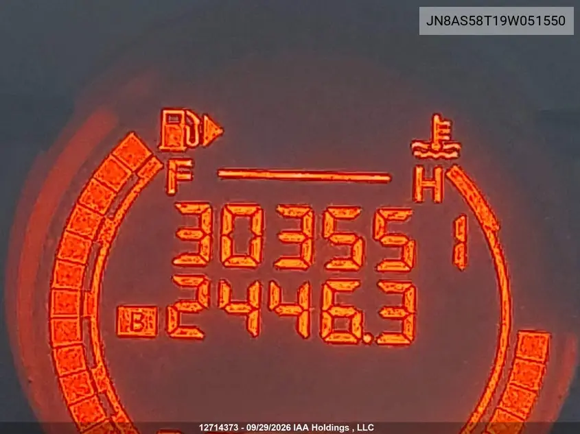 2009 NISSAN ROGUE VIN JN8AS58T19W051550 — фото 14
