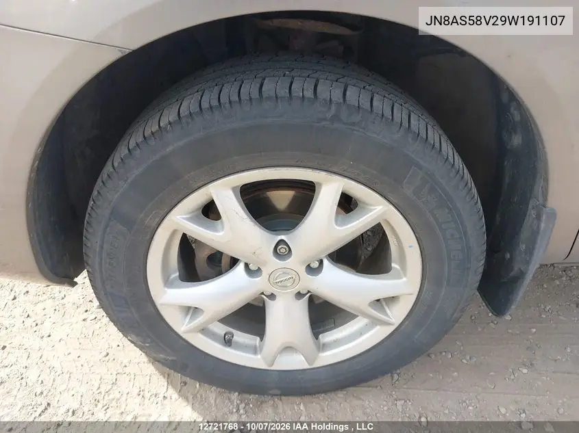 2009 NISSAN ROGUE VIN JN8AS58V29W191107 — фото 23