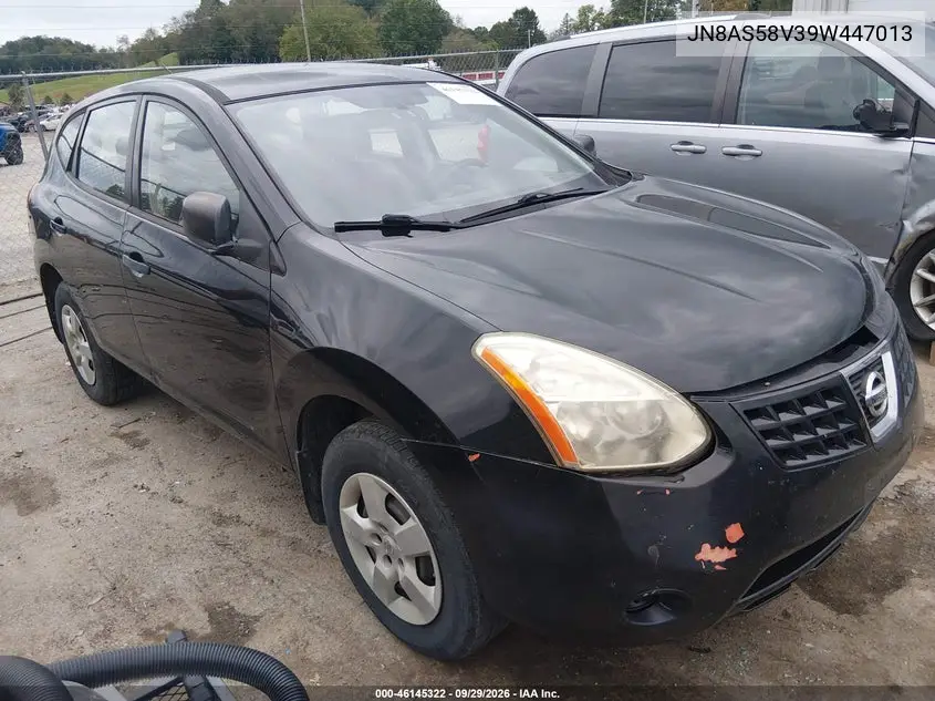 NISSAN ROGUE 2009, VIN JN8AS58V39W447013