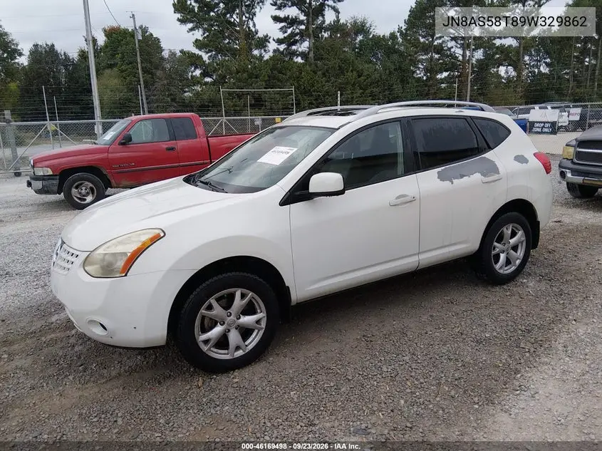 2009 NISSAN ROGUE VIN JN8AS58T89W329862 — фото 2