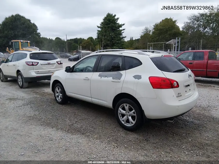 2009 NISSAN ROGUE VIN JN8AS58T89W329862 — фото 3