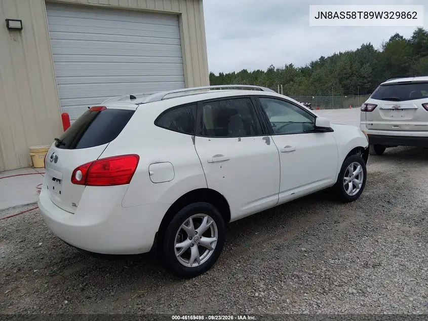 2009 NISSAN ROGUE VIN JN8AS58T89W329862 — фото 4