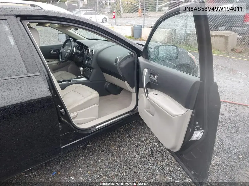 2009 NISSAN ROGUE VIN JN8AS58V49W194011 — фото 5