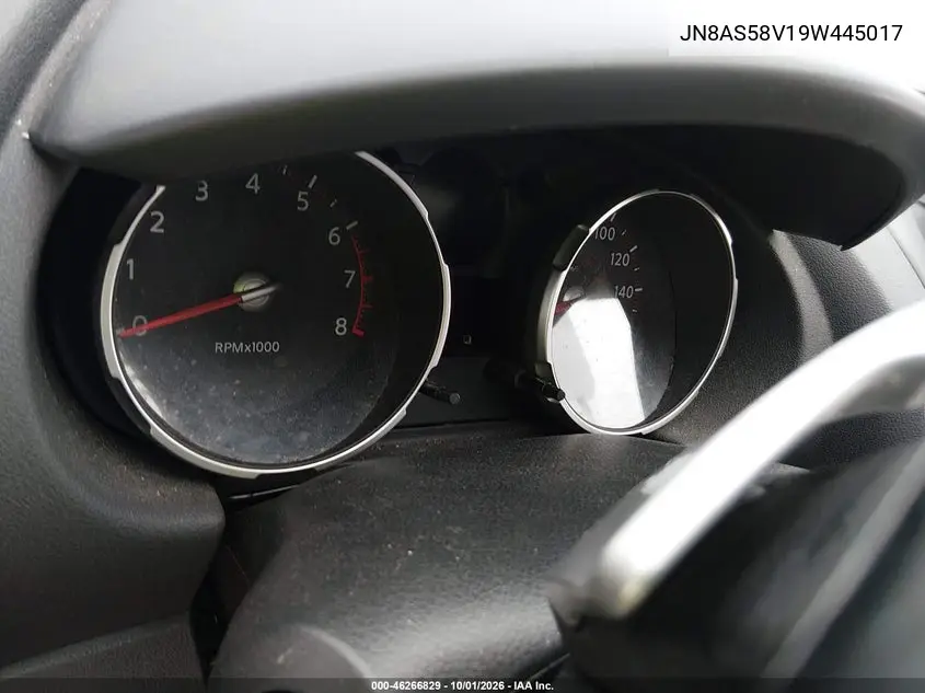 2009 NISSAN ROGUE VIN JN8AS58V19W445017 — фото 7