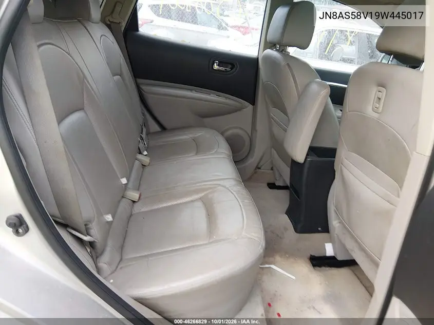 2009 NISSAN ROGUE VIN JN8AS58V19W445017 — фото 8