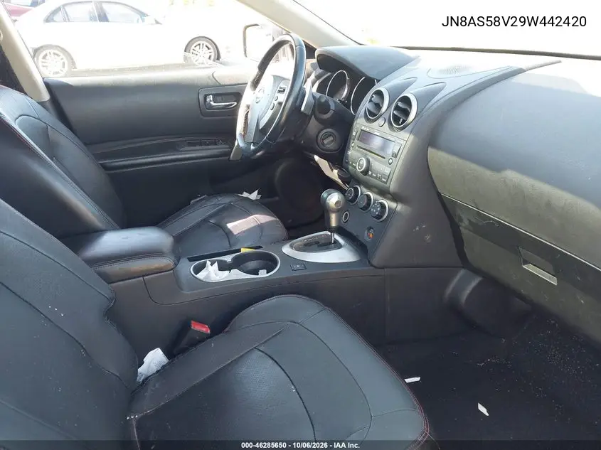 2009 NISSAN ROGUE VIN JN8AS58V29W442420 — фото 5