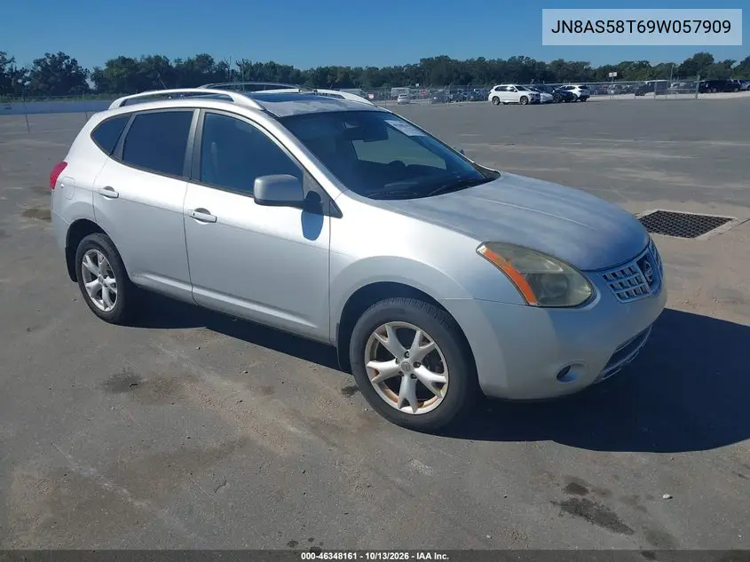 NISSAN ROGUE 2009, VIN JN8AS58T69W057909