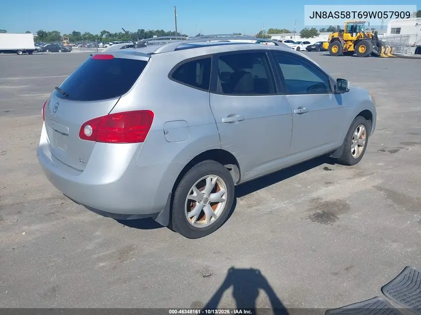 2009 NISSAN ROGUE VIN JN8AS58T69W057909 — фото 4