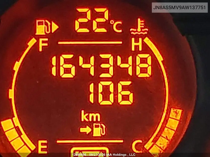 2010 NISSAN ROGUE VIN JN8AS5MV9AW137751 — фото 16