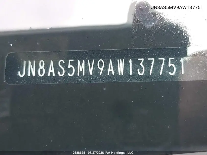 2010 NISSAN ROGUE VIN JN8AS5MV9AW137751 — фото 20
