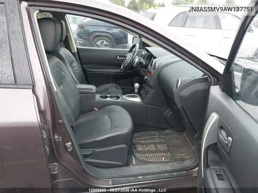 2010 NISSAN ROGUE VIN JN8AS5MV9AW137751 — фото 5