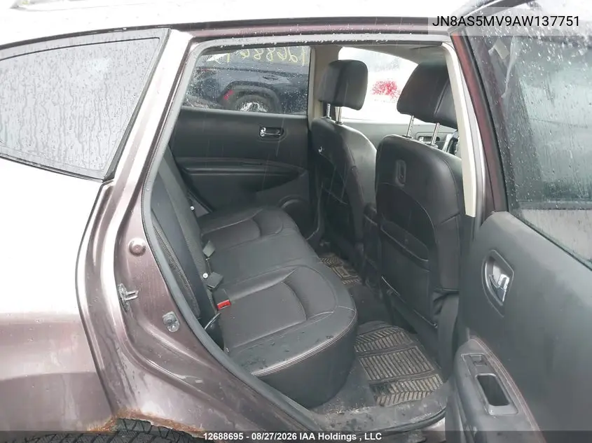 2010 NISSAN ROGUE VIN JN8AS5MV9AW137751 — фото 8