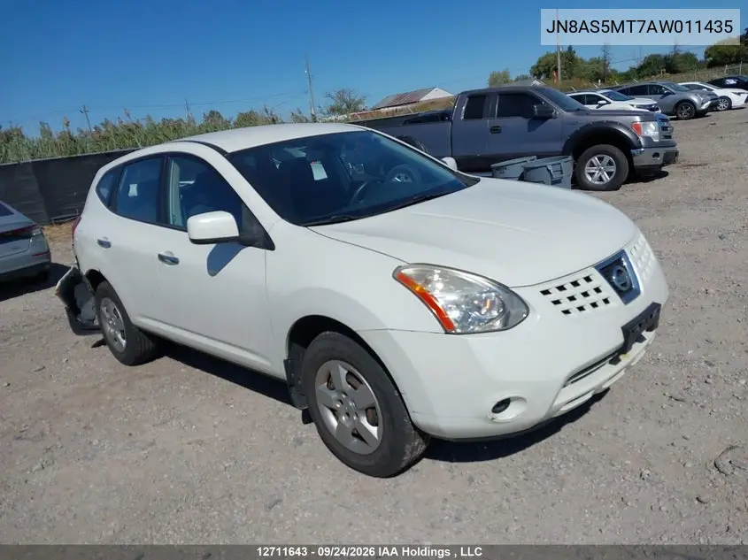 NISSAN ROGUE 2010, VIN JN8AS5MT7AW011435