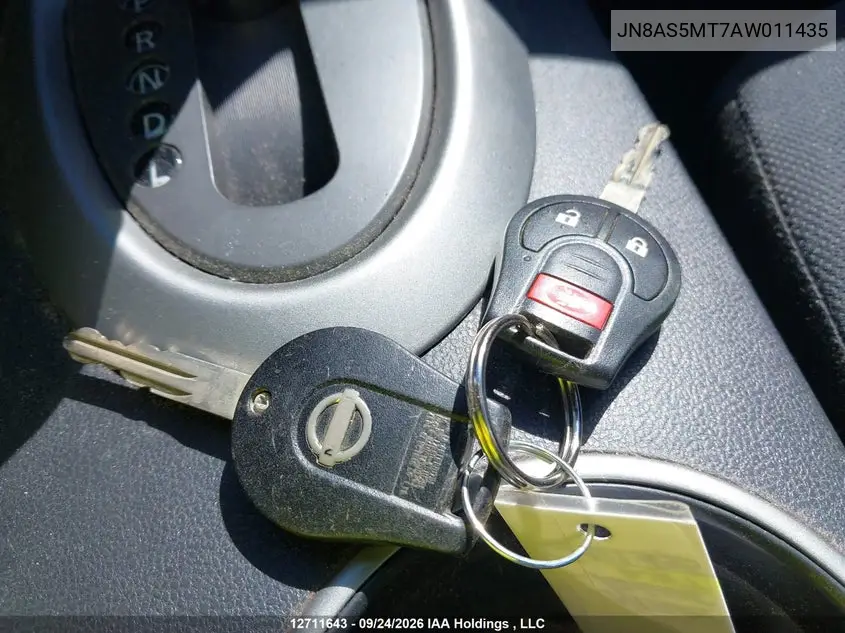 2010 NISSAN ROGUE VIN JN8AS5MT7AW011435 — фото 10