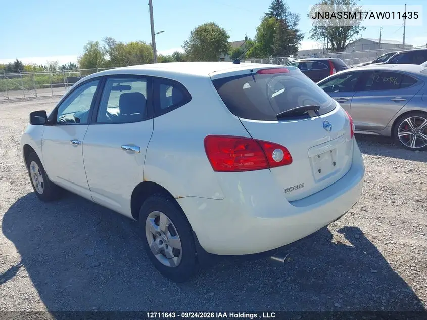 2010 NISSAN ROGUE VIN JN8AS5MT7AW011435 — фото 3
