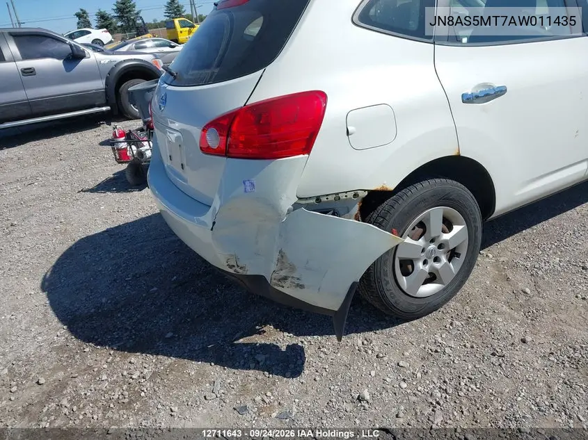 2010 NISSAN ROGUE VIN JN8AS5MT7AW011435 — фото 6