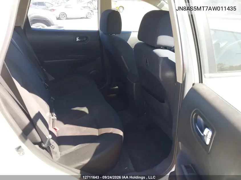 2010 NISSAN ROGUE VIN JN8AS5MT7AW011435 — фото 8
